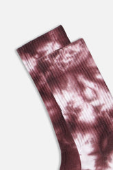 CALZINO IN SPUGNA DI COTONE BORDEAUX